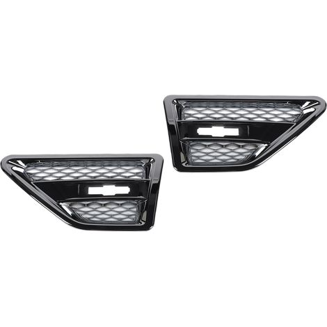 Paire de garnitures latérales de ventilation chromées, remplacement de grille d'aération pour Freelander 2 LR2 2007-2014, couvre-conduits décoratifs électroplaqués, kit de 2 pièces. (1/5)