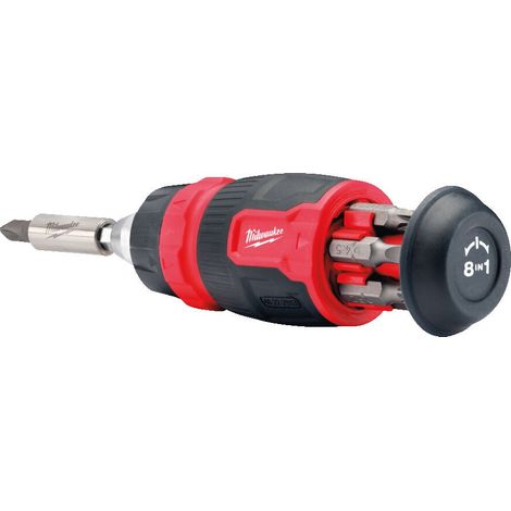 CACCIAVITE MULTI-BIT A CRICCHETTO COMPATTO 8 IN 1 MILWAUKEE 4932480581