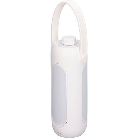 Lampe de camping pliable, lanterne de camping rechargeable USB 10000mAh, intensité variable, poignée de suspension, lampe de tente pour les voyages, blanche