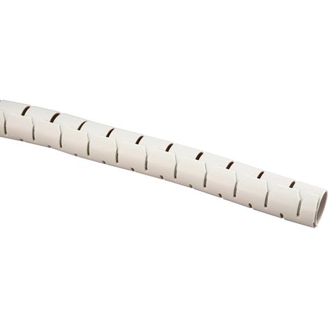 Gaine de câble spiralée RS PRO, Ø 25mm 27mm, en PP Gris ( Prix pour sachet de 25 Mètres )