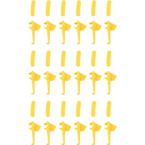 36X Pieza de cambiador de neumáticos Montaje Desmontable de nailon Inserto de pato para llanta Protector de llanta (1/2)
