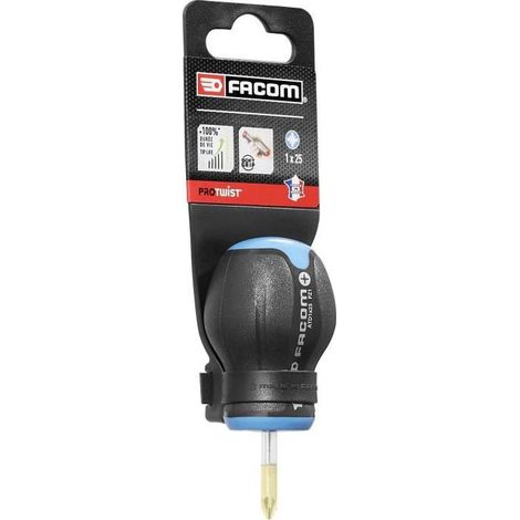 Tournevis Facom, Pointe Pozidriv PZ1 type Protwist, 25 mm ( Prix pour 1 )