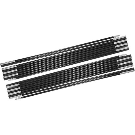 Kit de barres de support en fibre de verre 4.9M pour tente de camping, cadre d'auvent et tentes extérieures