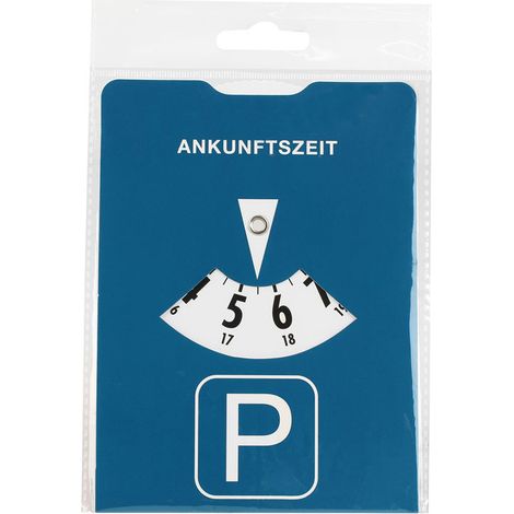 APA Parkscheibe blau Karton Parkplatz (1/3)