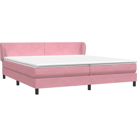 Maison Exclusive - Boxspringbett mit Matratzen Rosa 180x210 cm Sa