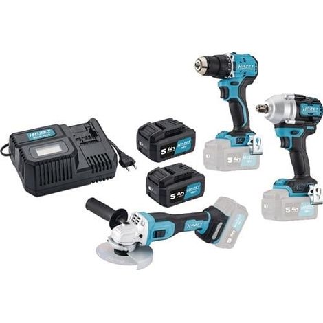 Taladro atornillador inalámbrico 9500P-1/6 18V 5Ah 1,5-13mm HAZET (1/3)