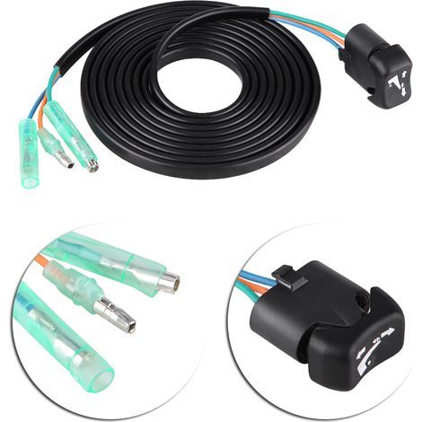 Yamaha 704 Einmotoren-Bedienhebel - Trimm- und Kippschalter - Teilenummer 704-82563-41-00 (1/5)