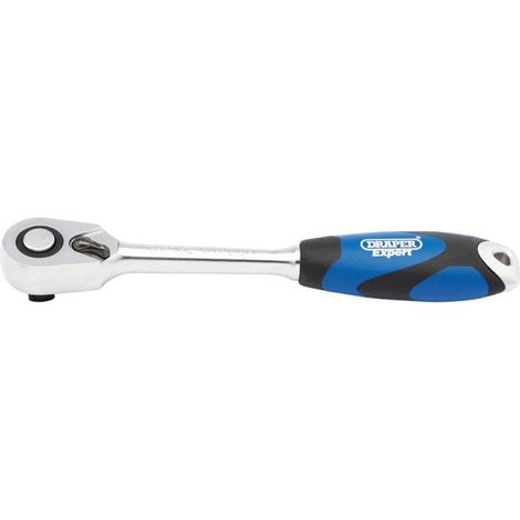 Carraca reversible Draper Tools plateado acero 26 cm