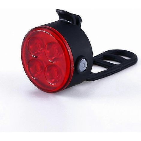 Éclairage vélo, éclairage vélo rechargeable USB, blanc et rouge au choix -dd mod (1/5)