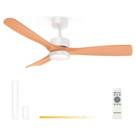 Ventilador de Techo Grunkel SKYSTYLE52/ 35W/ 3 Aspas 132cm/ 6 Velocidades