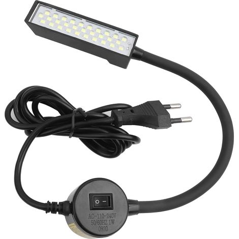 Lampe LED pour Machine à Coudre, 1pc 30-LED Kit D'éclairage pour Machine à Coudre Lampe de Travail Portable LED pour établi Tour Perceuse à Colonne(Prise UE 110-250V) (1/5)