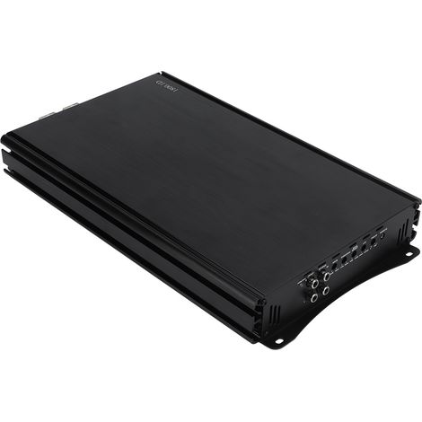 Amplificateur de voiture noir, ampli audio puissance avec protection contre surchauffe, universel pour automobile (1/5)