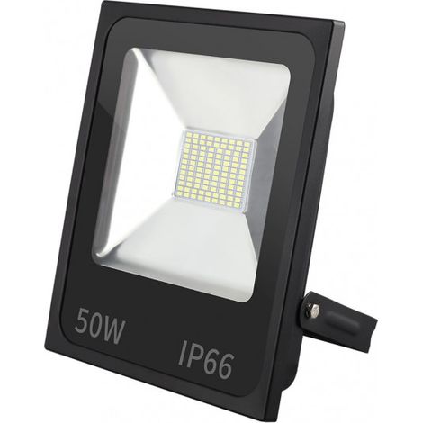 FAB 147380509  Dacita 50w 6500k Smd LED-Projektor Schwarz 4500lm 120º Ip66 28,5x24x5,5 Cm