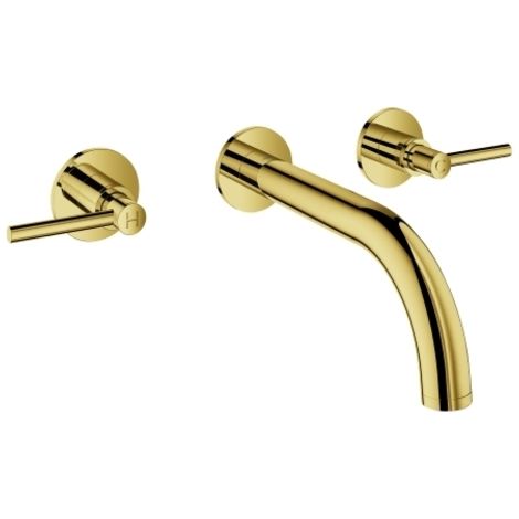 Grohe Atrio Batteria a 3 fori per lavabo Taglia M Oro, 20662GL0 (1/2)