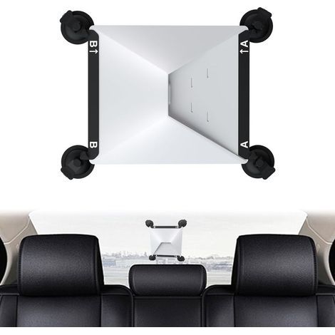 Mini support à ventouse, base de montage, peut être fixé en toute sécurité sur la fenêtre de la voiture et le toit ouvrant, robuste et durable, c'est un support stable pour le signal satellite mobile. (1/5)