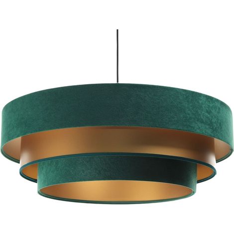 Suspension triniti - Vert intérieur doré