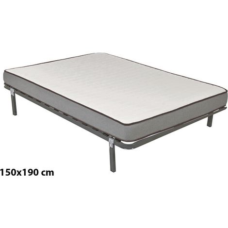 Somier de Laminas + Colchon Basic (90, 105, 135, 150 cm) (1/5)
