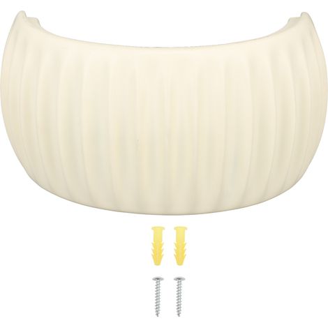 Ortviai Applique murale moderne en résine et fer, style français nordique, 24 cm, pour chambre, couloir ou salon (1/5)
