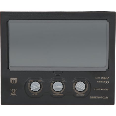 lentille de soudage solaire à assombrissement automatique, écran LCD, petite plaque de gradation, remplacement de casque (1/4)
