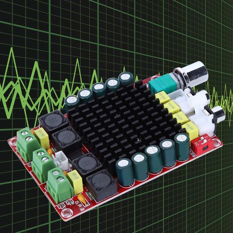 Carte d'amplificateur de puissance numérique TDA7498, module AMP, accessoire audio, protection contre la surchauffe (1/5)