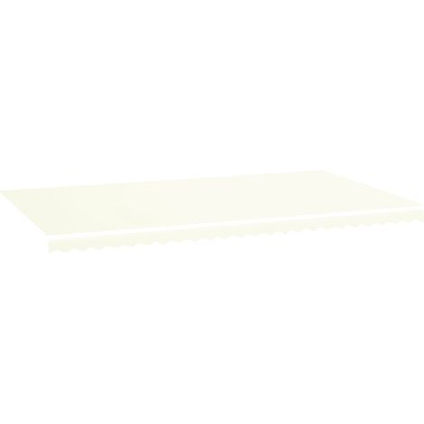 Tissu de remplacement pour auvent, Design moderne, Tissu pour Marquise, Crème 6x3,5 m OIB8602E (1/5)