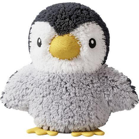 Penguin-shaped teddy bear for cats