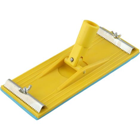 Support de ponceuse manuel en plastique léger conçu pour une fixation et un retrait faciles du papier de verre (1/5)
