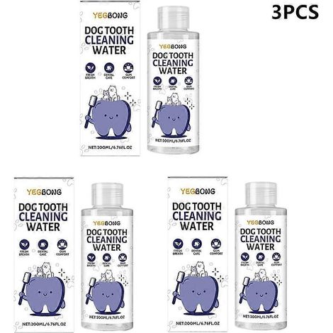1 à 5 fois plus pour Pawlife Dental Plus, formule naturelle, inodore et sans goût pour lutter contre le tartre - 3 pièces (1/5)