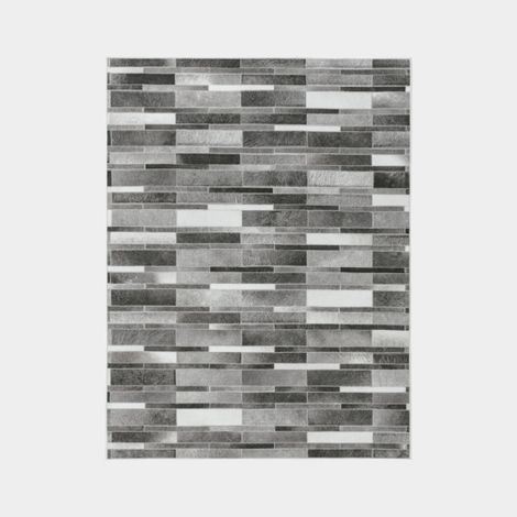 Décoweb – Tapis peau de vache toucher soft 60 x 90 cm – 100% polyester – Sous-couche antidérapante – Lavable à 30°C (1/5)