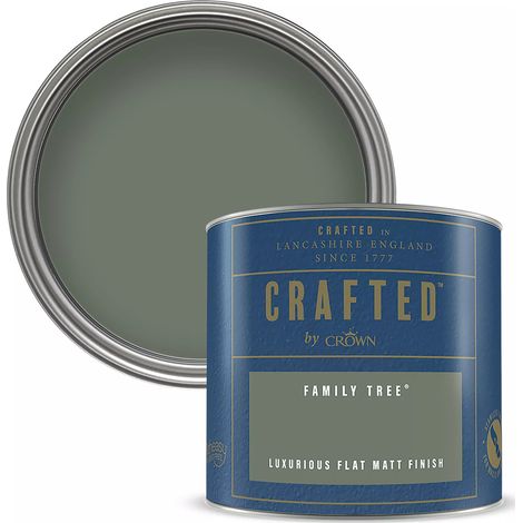 Crown Crafted Luxurious Flat Matt Emulsion (Family Tree, 125ml) (1/3)