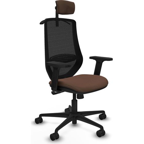 Piqueras e Crespo Mardos Sedia da Ufficio Nera Comfort