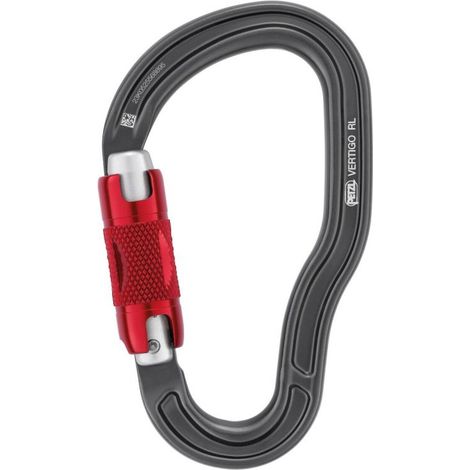 Connecteur Vertigo Twist-Lock PETZL M041AA00 - Gris / Orange - Twist-Lock