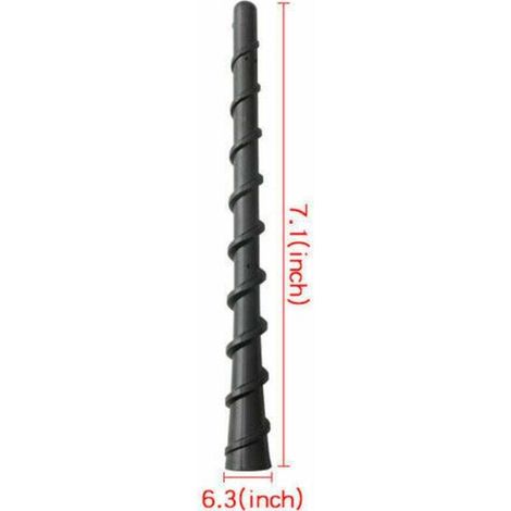 Antenna da tetto per auto, antenna radio universale di ricambio, antenna ricevente a stilo da 18 cm con adattatore M4, M5, M6 per camion FM AM stereo (1/4)