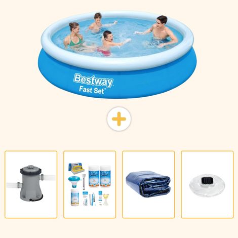Bestway Bestway Fast Set Ronde - 366x76 cm - 5-pièces  S228 (1/5)