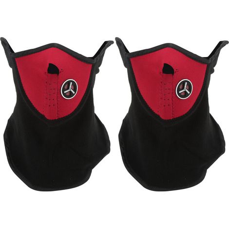 Masque demi-visage anti-vent et poussière pour vélo, moto, ski et sports d'hiver (1/5)