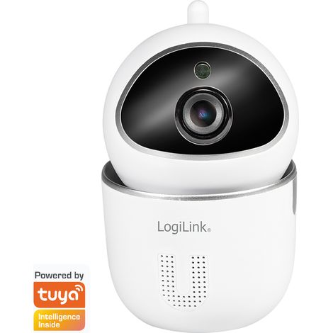 Cámara de seguridad Wi-Fi IP inteligente para interiores LogiLink, Tuya, Hogar inteligente, Detección de movimiento (1/5)