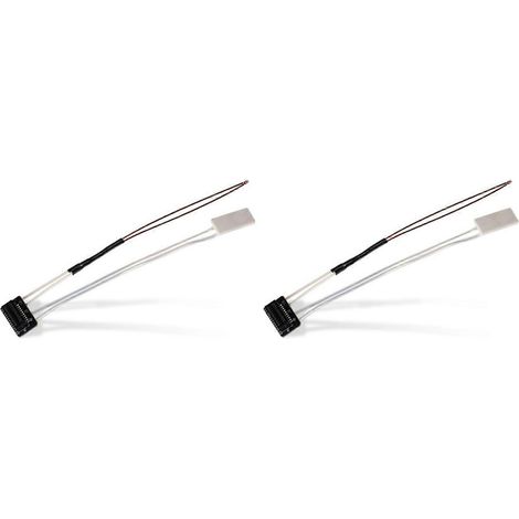 2X para Bambu Lab P1P P1S Termistor Calentador Cerámico 24V 48W Tubo Calefactor para Termistor Hotend de Impresión 3D()