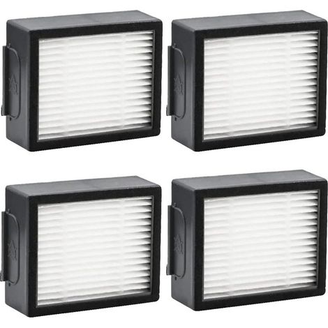 Lot de 4 filtres de rechange compatibles avec iRobot Roomba e, i & j Series Roomba i3 i4 i6 i7+/e5/e6/e7, robots aspirateurs (1/5)