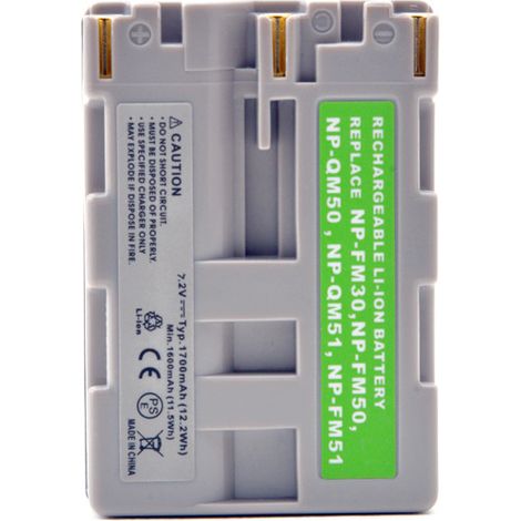 NX - Batterie  photo - caméra 7.2V 1700mAh - NP-FM71NP-QM70NP-QM71NPF (1/5)