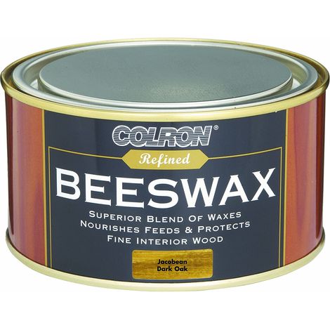 Ronseal Colron Refined Beeswax Paste for Dark Oak Wood - 400g (1/4)