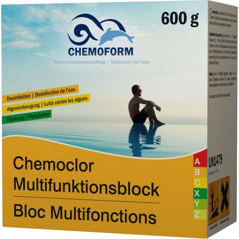 Chemoform Chemoclor Multifunktionsblock 600 g Chlor Desinfektion