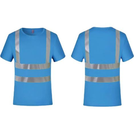 T-shirt haute visibilité, gilet de sécurité réfléchissant, chemise légère et respirante à manches courtes, vêtements de travail