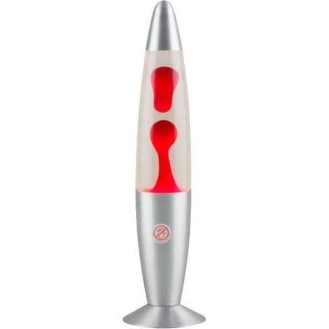 Lampe à épiler à la lave à base métallique 25W eau claire cire rouge lumière décoration créative lumière chambre Night Light (prise
