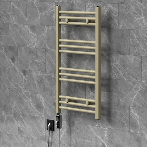 LuxeBath Termoarredo Scaldasalviette Sahara 500x800 mm Elettrico Beige (1/5)