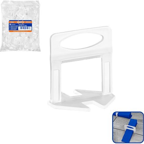 Niveleur de carrelage Wadfow 1mm 100 pièces Sac (1/4)