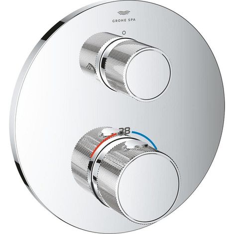 Bouton de changement à 2 voies pour douchette Atrio Private C. 24396, chromé (1/5)
