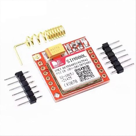 Quadband-TTL-GSM/GPRS-Modul mit IPX-Schnittstelle und serieller Schnittstelle für Arduino, 4-Frequenz-Zentralplatine, drahtlose Kommunikation, IPX-Antenne, kompatibel mit verschiedenen IoT-Projekten (1/5)