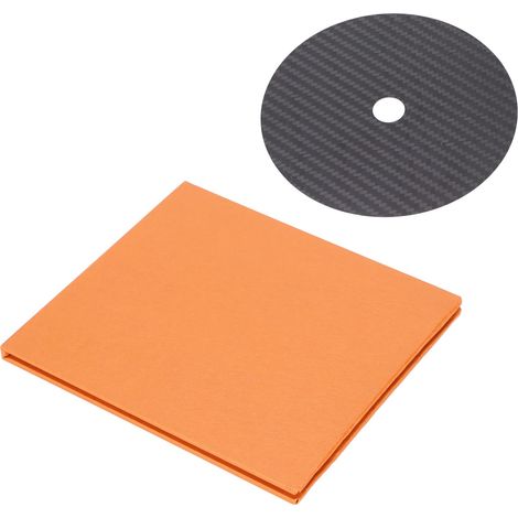Support CD DVD en Fibre de Carbone 0.2mm pour Platine Supérieure - Noir (1/5)