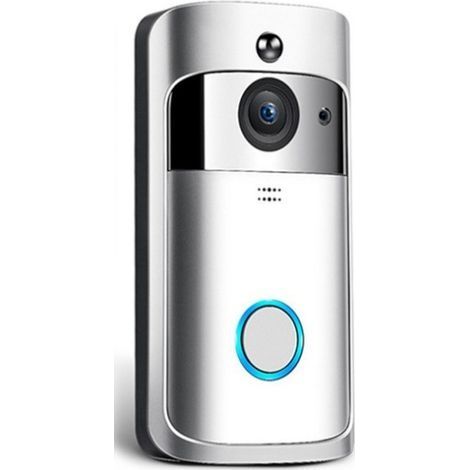 Intelligente drahtlose Türklingel mit Videokamera, Türsprechanlage und Gegensprechanlage für Wohnungen (1/4)