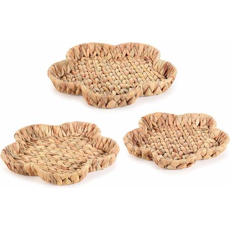 Set 3 Vassoi Giacinto a Fiore per Casa Bagno e Centrotavola (1/5)